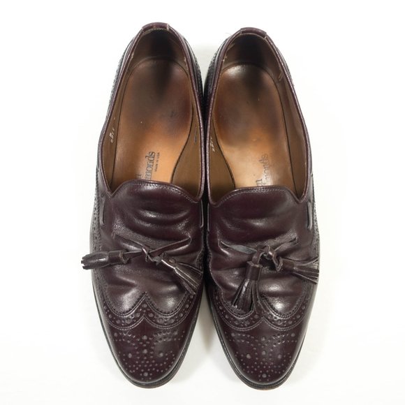Allen Edmonds Manchester Wingtip Tassel Loafers - Men's Size 8 D - Picture 5 of 10